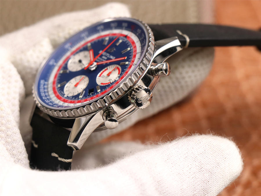 百年靈復刻手錶在哪買 V9廠百年靈航空計時1繫列B01航空特別版手錶￥3880-高仿錶