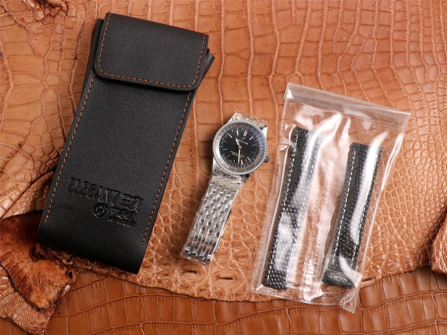 百年靈航空計時復刻手錶版 KOR百年靈航空計時1繫列A17325241B1A1腕錶￥3480-高仿錶