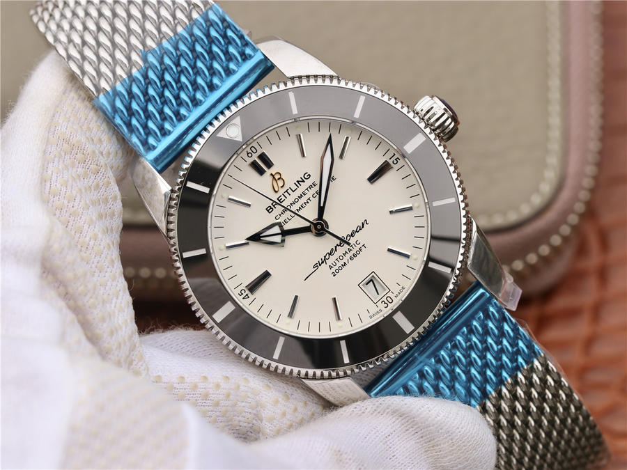 百年靈海洋文化 復刻手錶 GF百年靈超級海洋文化二代42mm腕錶￥3480-高仿錶