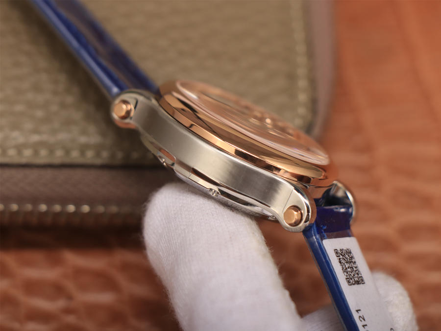 高仿蕭邦女士手錶價格及圖片 蕭邦CHOPARD快樂鉆石女錶玫瑰金¥3180-高仿錶 高仿蕭邦女士手錶價格及圖片 蕭邦CHOPARD快樂鉆石女錶玫瑰金¥3180-高仿錶