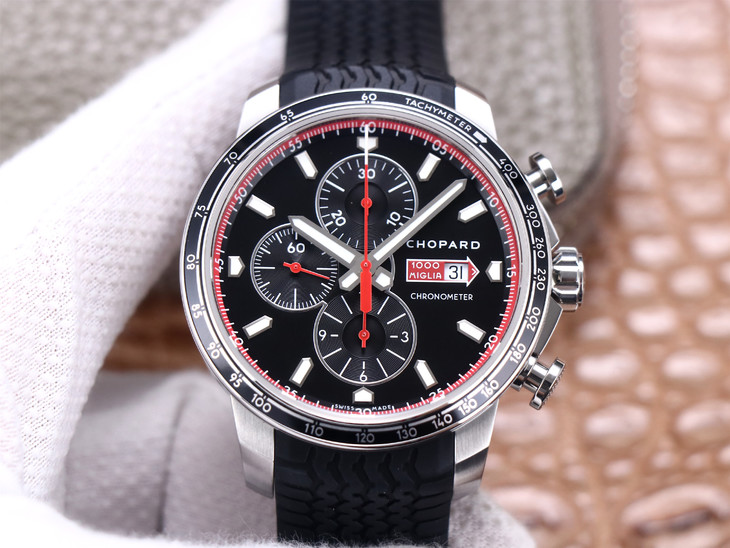 蕭邦1比1高仿男士手錶多少錢 v7蕭邦賽車繫列 168571-3001￥4880-高仿錶