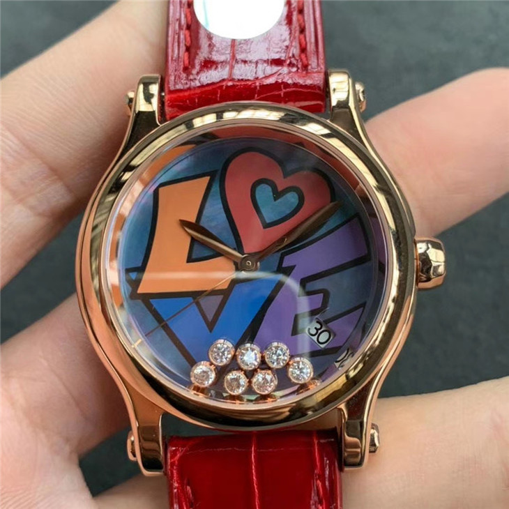 蕭邦1比1復刻錶大概多少錢 YF蕭邦五彩繽紛繫列 278559-3020￥3180-高仿錶