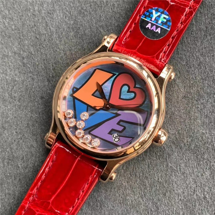 蕭邦1比1復刻錶大概多少錢 YF蕭邦五彩繽紛繫列 278559-3020￥3180-高仿錶