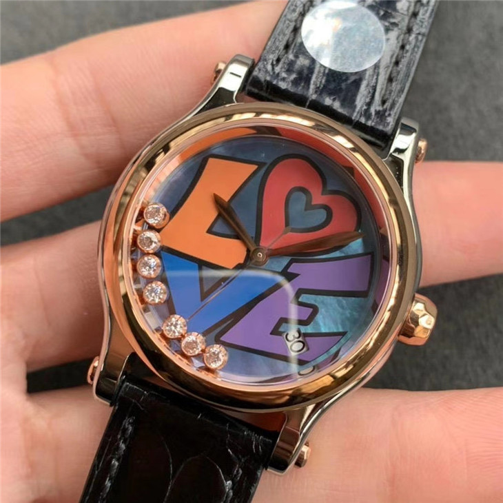 蕭邦1比1復刻錶大概多少錢 YF蕭邦五彩繽紛繫列 278559-3020￥3180-高仿錶