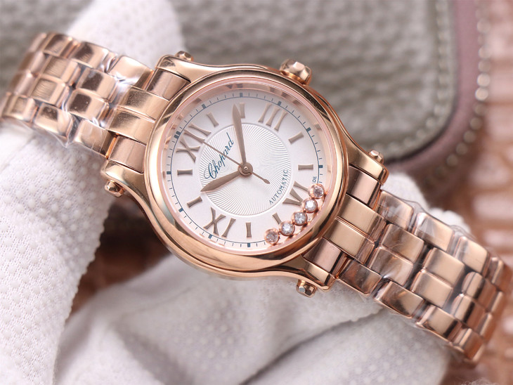 蕭邦快樂鉆1比1復刻手錶 YF蕭邦278573-6002 女錶￥3480-高仿錶