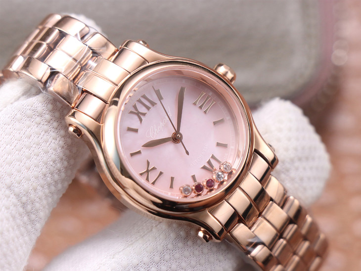 1比1精仿蕭邦快樂鉆女士手錶價格 YF蕭邦278573￥3480-高仿錶