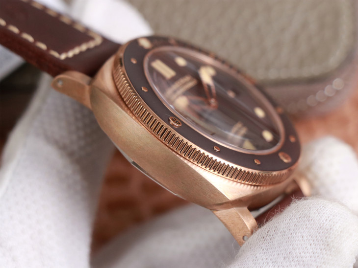 沛納海968高仿錶價格 vs廠錶沛納海PAM00968 青銅男士手錶￥3980-高仿錶