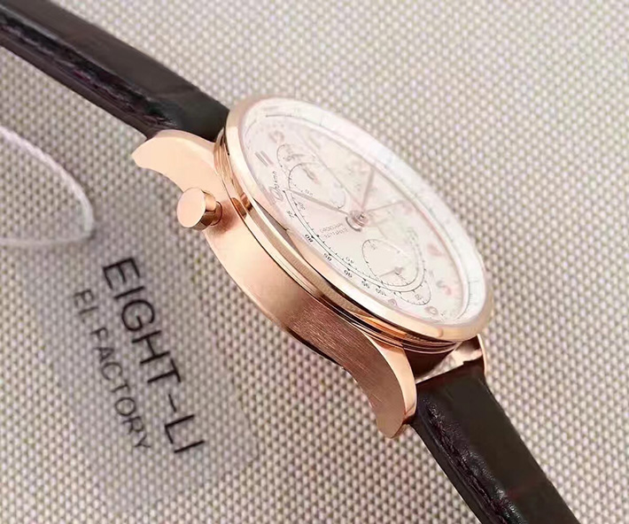 IWC 萬國 葡萄牙繫列 IW371215 “精品米蘭” 18K玫瑰金 雙追針計時限量版男錶￥3180-高仿錶