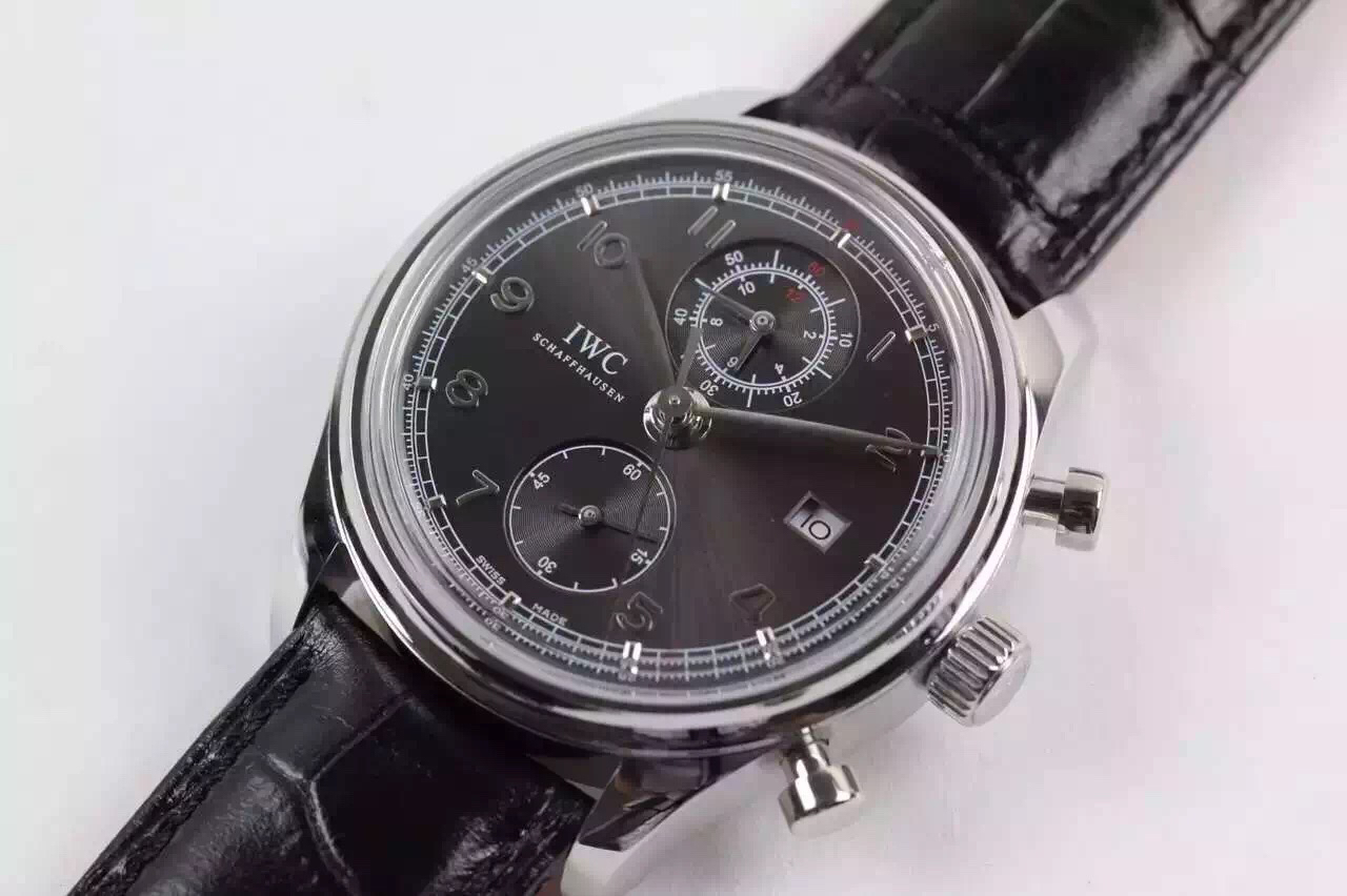 高仿萬國葡萄牙繫列手錶 YL廠萬國IW390404 灰面￥3480-高仿錶