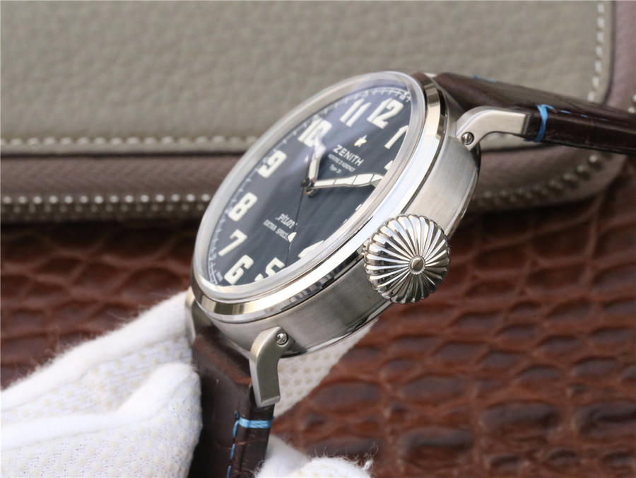 高仿真力時飛行員 XF真力時飛行員c738藍面￥3180-高仿錶