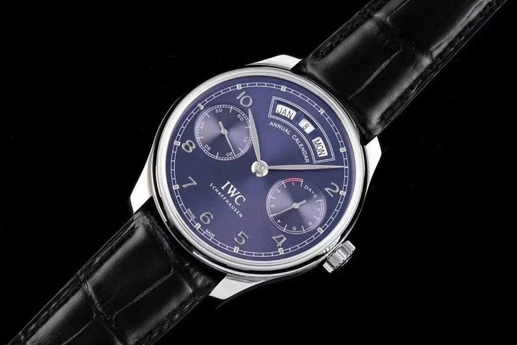 萬國1比1精仿一比一1比1復刻手錶 葡萄牙繫列az IW503502 藍盤 自動機械錶￥3480-高仿錶