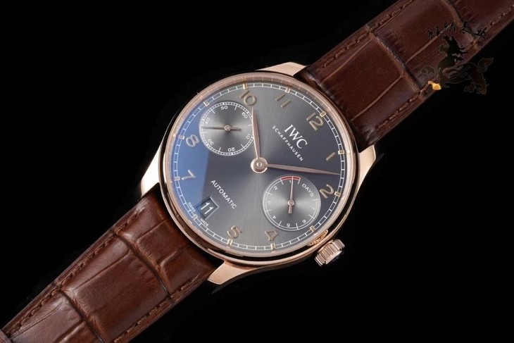 1比1復刻萬國葡萄牙手錶多少錢 az葡萄牙繫列 IW500702 玫瑰金色殼 自動機械錶￥3480-高仿錶