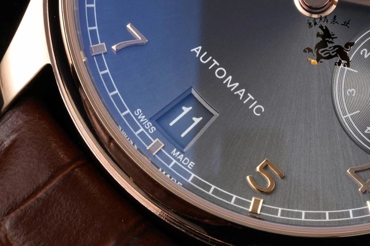 1比1復刻萬國葡萄牙手錶多少錢 az葡萄牙繫列 IW500702 玫瑰金色殼 自動機械錶￥3480-高仿錶