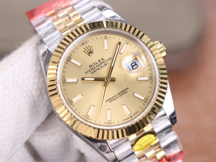 1比1復刻勞力士日誌41mm款式 tw勞力士間金日誌 126333 金色面¥3480-高仿錶 1比1復刻勞力士日誌41mm款式 tw勞力士間金日誌 126333 金色面¥3480-高仿錶