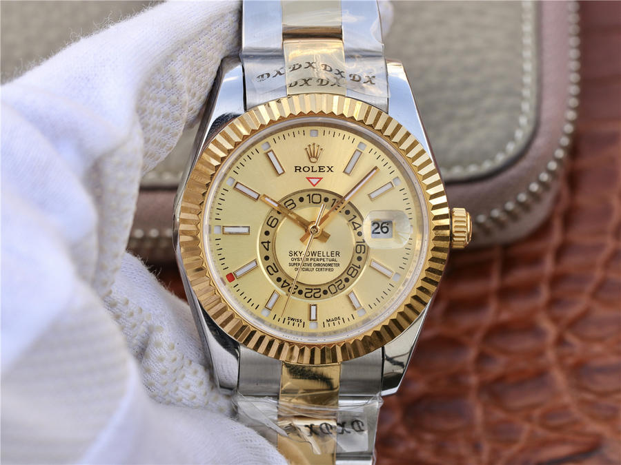 rolex手錶精仿一般多少錢 勞力士Sky-Dweller 326933￥4480-高仿錶