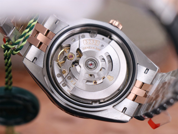 勞力士日誌41mm 1比1復刻 tw勞力士間玫瑰金日誌 126331 鉆石刻度￥3480-高仿錶