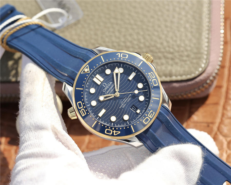 歐米茄海馬300藍色復刻手錶 OM歐米茄海馬210.22.42.20.03.001￥3880-高仿錶