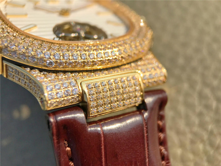 1比1復刻百達翡麗陀飛輪 百達翡麗豪華鸚鵡螺真陀飛輪腕錶￥7580-高仿錶