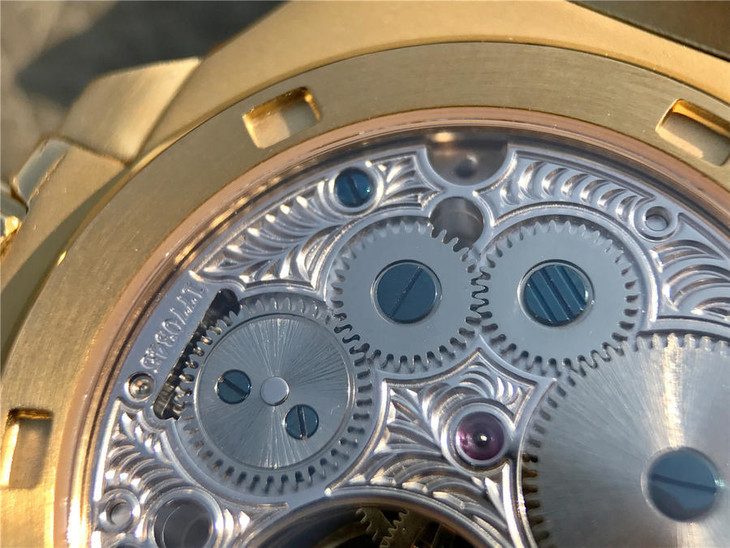 1比1復刻百達翡麗陀飛輪 百達翡麗豪華鸚鵡螺真陀飛輪腕錶￥7580-高仿錶