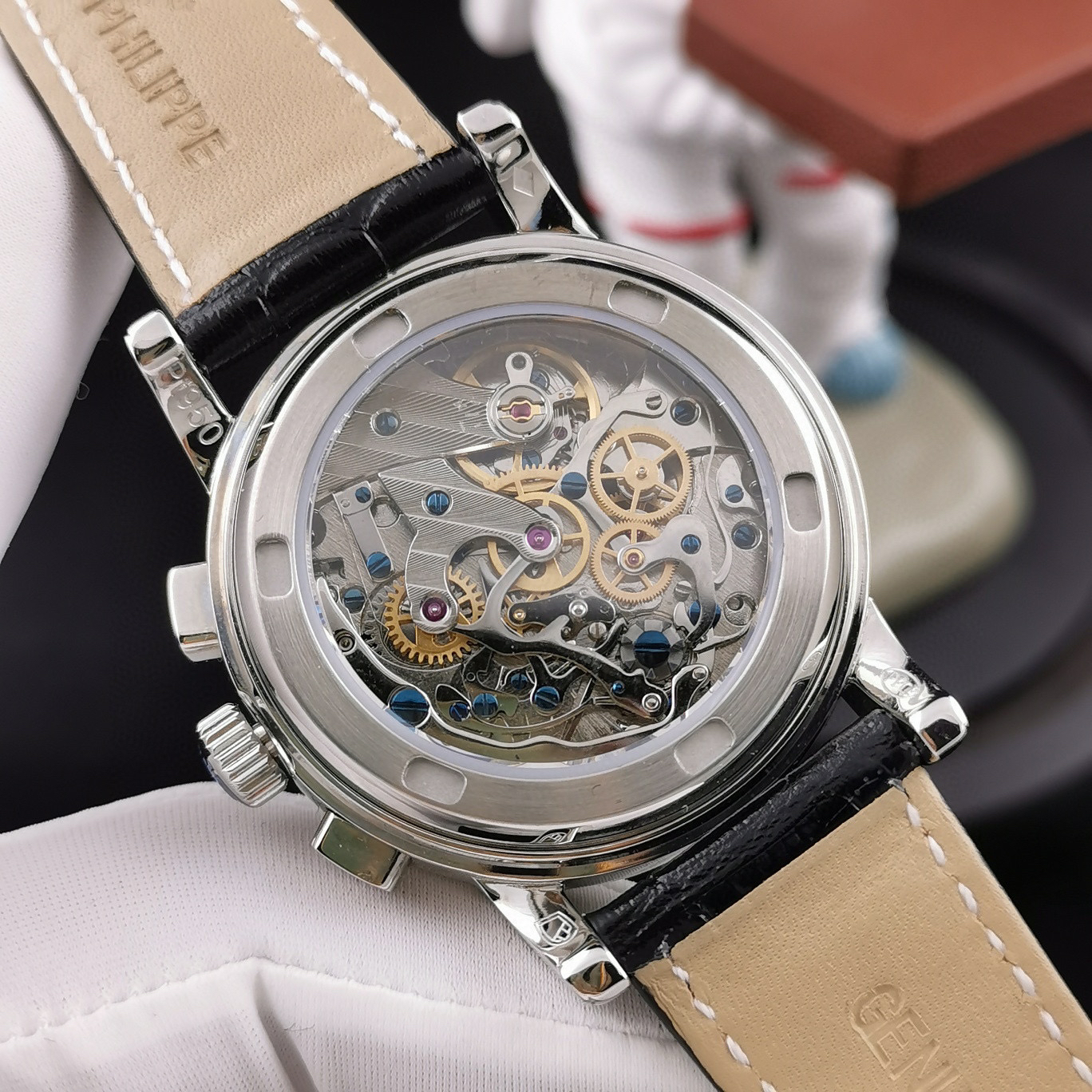 百達翡麗 1比1復刻錶推薦 tw百達翡麗復雜功能時計繫列5170G-010￥3680-高仿錶