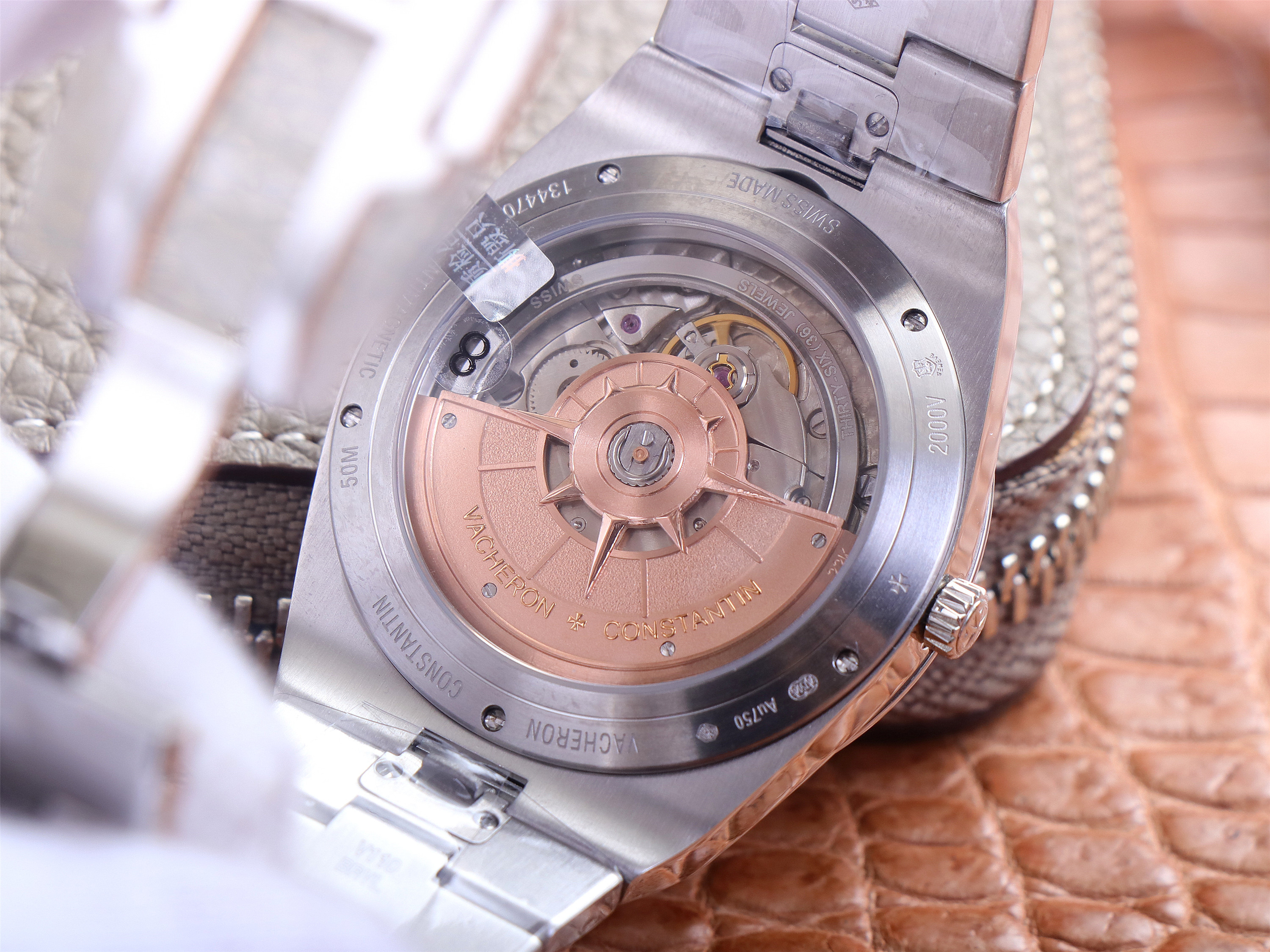 江詩丹頓縱橫四海一比一一比一高仿 xf廠出品江詩丹頓2000V/120G-B122 灰盤￥4580-高仿錶