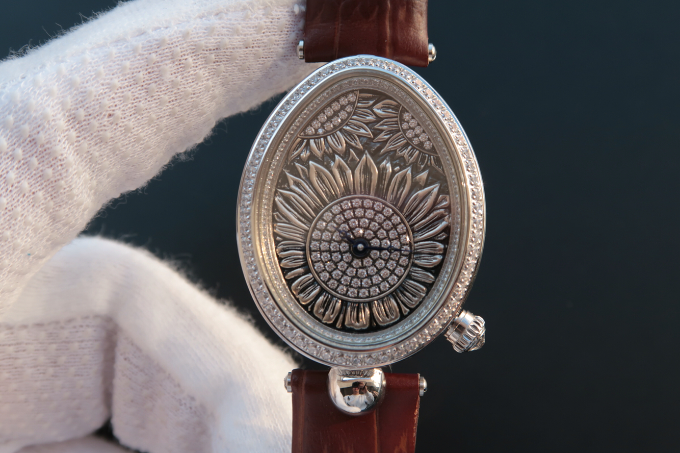 寶璣那不勒斯皇後嚮日葵浮雕復刻手錶 寶璣那不勒斯皇後8958BB/65/974/D00D¥3480-高仿錶 寶璣那不勒斯皇後嚮日葵浮雕復刻手錶 寶璣那不勒斯皇後8958BB/65/974/D00D¥3480-高仿錶