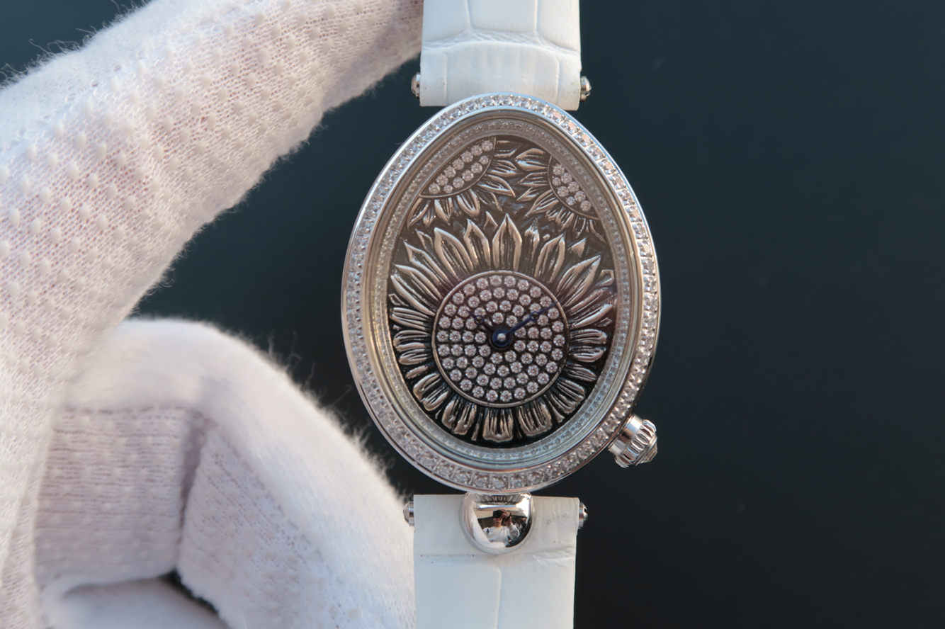 寶璣那不勒斯皇後嚮日葵浮雕復刻手錶 寶璣那不勒斯皇後8958BB/65/974/D00D¥3480-高仿錶 寶璣那不勒斯皇後嚮日葵浮雕復刻手錶 寶璣那不勒斯皇後8958BB/65/974/D00D¥3480-高仿錶