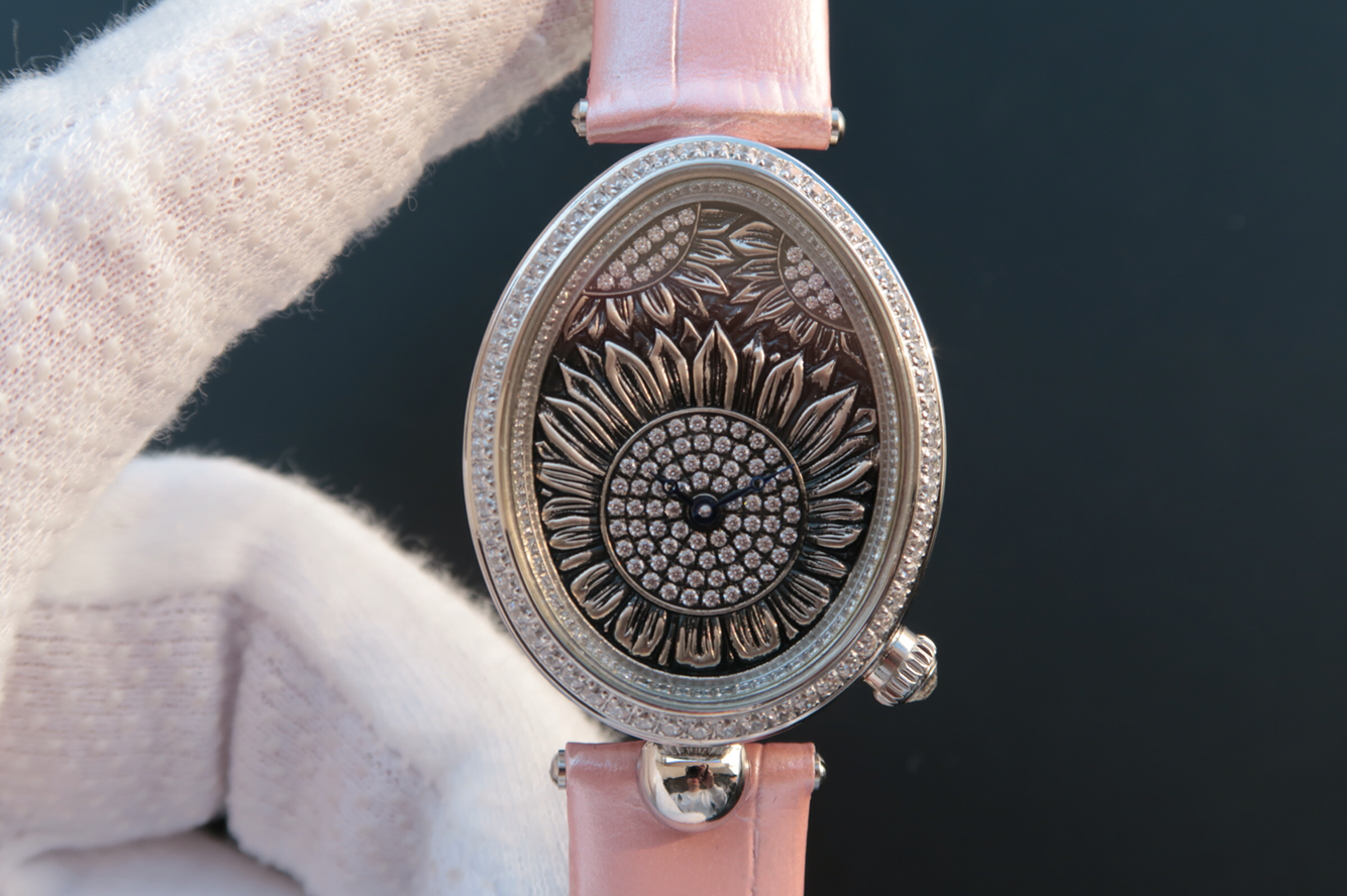 寶璣那不勒斯皇後嚮日葵浮雕復刻手錶 寶璣那不勒斯皇後8958BB/65/974/D00D¥3480-高仿錶 寶璣那不勒斯皇後嚮日葵浮雕復刻手錶 寶璣那不勒斯皇後8958BB/65/974/D00D¥3480-高仿錶