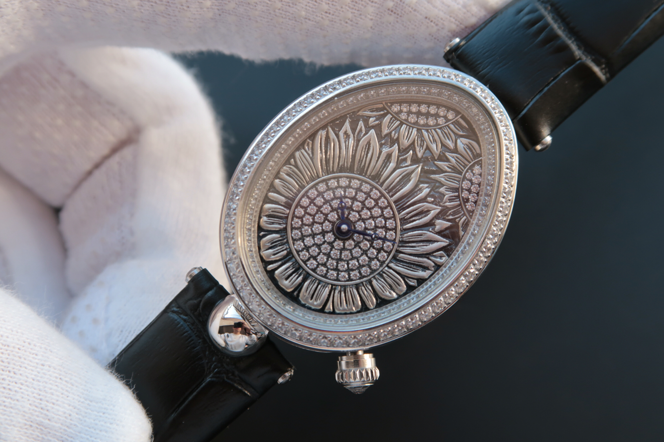 寶璣那不勒斯皇後嚮日葵浮雕復刻手錶 寶璣那不勒斯皇後8958BB/65/974/D00D¥3480-高仿錶 寶璣那不勒斯皇後嚮日葵浮雕復刻手錶 寶璣那不勒斯皇後8958BB/65/974/D00D¥3480-高仿錶