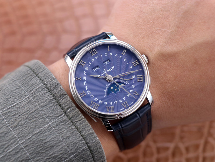 藍盤寶珀66541比1復刻 OM寶珀月相男錶 6654-1529-55B V3升級版¥3880-高仿錶 藍盤寶珀66541比1復刻 OM寶珀月相男錶 6654-1529-55B V3升級版¥3880-高仿錶