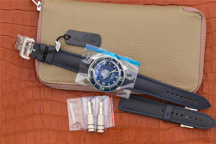 復刻手錶腕錶寶珀五十尋 ZF寶珀五十噚5015D-1140-52B 藍盤¥4580-高仿錶 復刻手錶腕錶寶珀五十尋 ZF寶珀五十噚5015D-1140-52B 藍盤¥4580-高仿錶