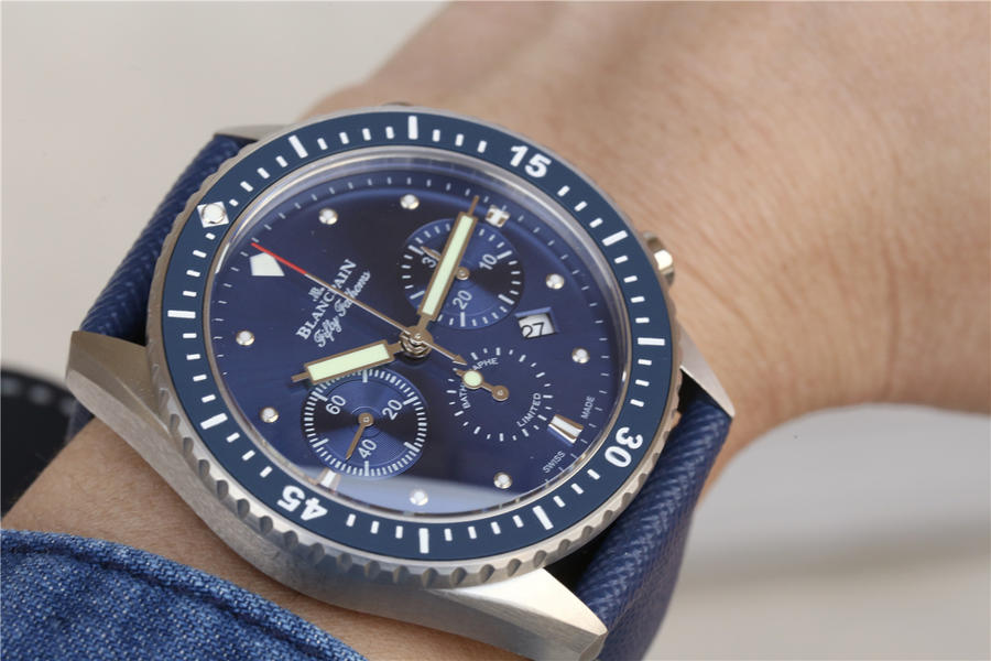 高仿手錶寶珀五十尋 KJ寶珀五十噚繫列5200款￥3980-高仿錶