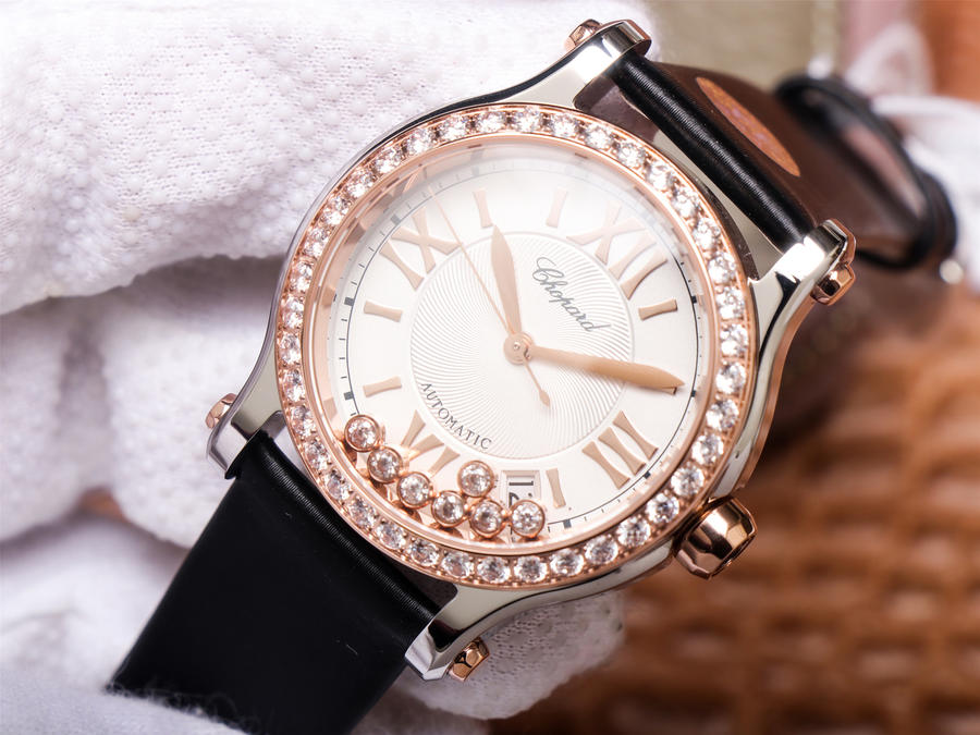 蕭邦5鉆哪個廠手錶高仿好YF yf廠手錶蕭邦快樂鉆石278559-6003￥3580-高仿錶