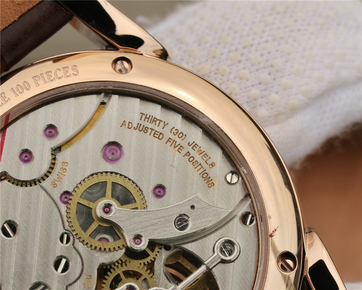 造陀飛輪錶的復刻手錶廠家 JB廠帕瑪強尼陀飛輪手錶 PFS251 玫瑰金男錶￥5880-高仿錶