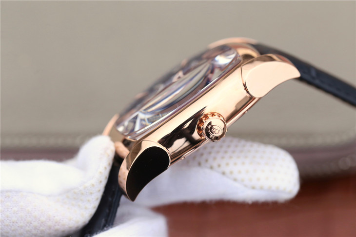 帕瑪強尼香港高仿鏤空手錶 BM帕瑪強尼TOURBILLON繫列PF601254.01 陀飛輪￥8800-高仿錶