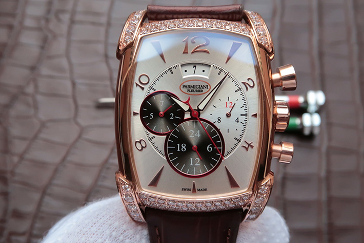 帕瑪強尼(Parmigiani Fleurier)KalpaGraphe繫列PFC128-1000100 HA1441 18K玫瑰金 男士自動機械錶手錶￥3880-高仿錶