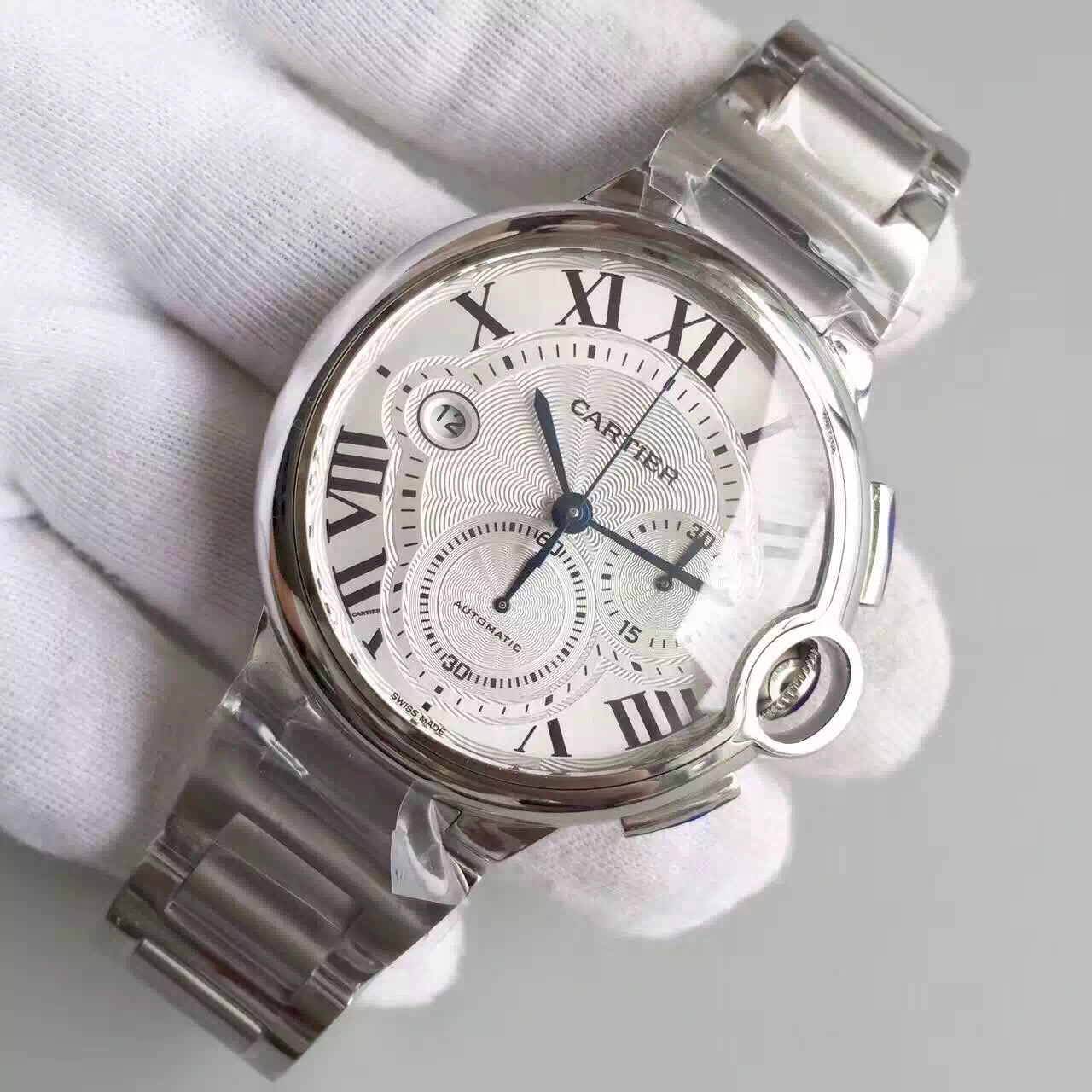 卡地亞藍氣球高仿報價 卡地亞藍氣球W6920076版￥3280-高仿錶