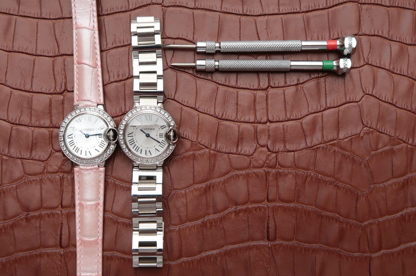 卡地亞藍氣球精仿手錶跟正品 3A卡地亞藍氣球WE900351￥2880-高仿錶