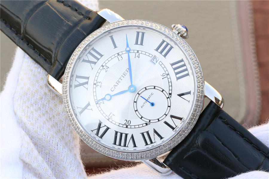 一比一精仿卡地亞倫敦 卡地亞路易RONDE繫列WR007018￥2880-高仿錶