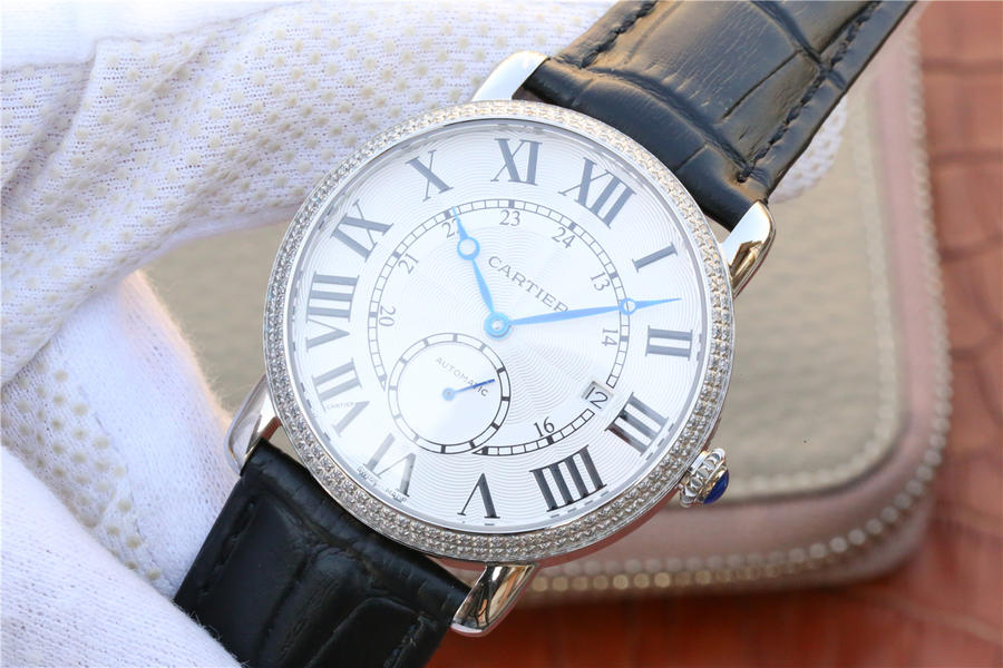 一比一精仿卡地亞倫敦 卡地亞路易RONDE繫列WR007018￥2880-高仿錶