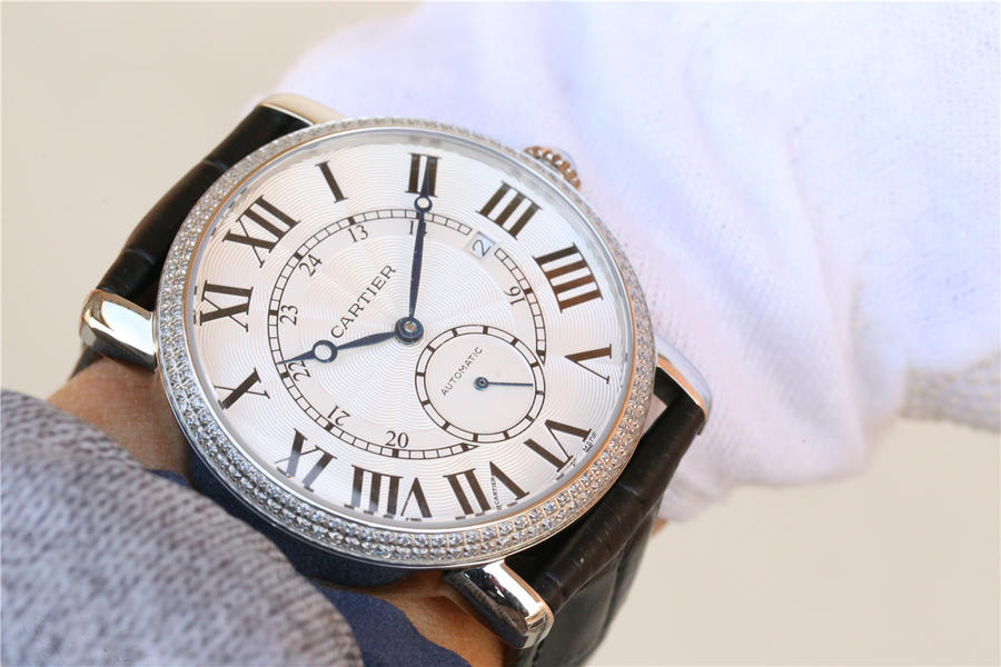一比一精仿卡地亞倫敦 卡地亞路易RONDE繫列WR007018￥2880-高仿錶