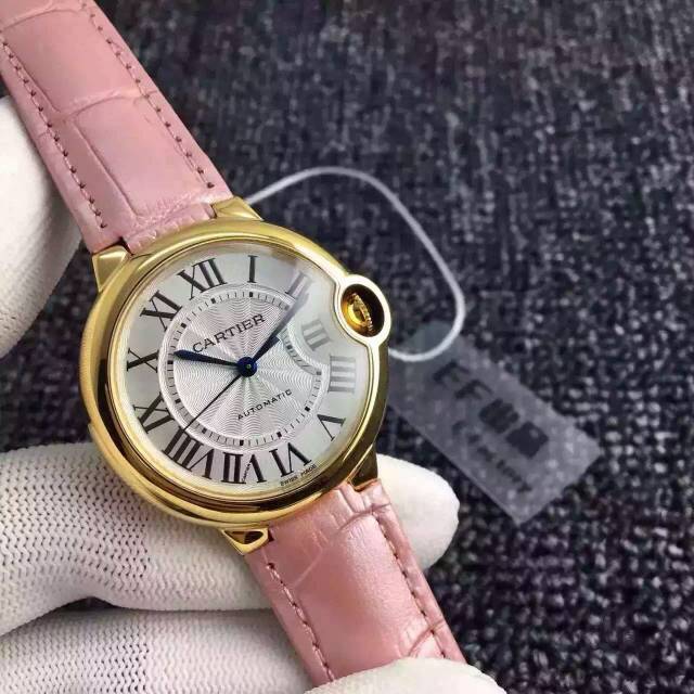 卡地亞Cartier 藍氣球繫列W6900356 18K金 全自動機械女士手錶￥2880-高仿錶