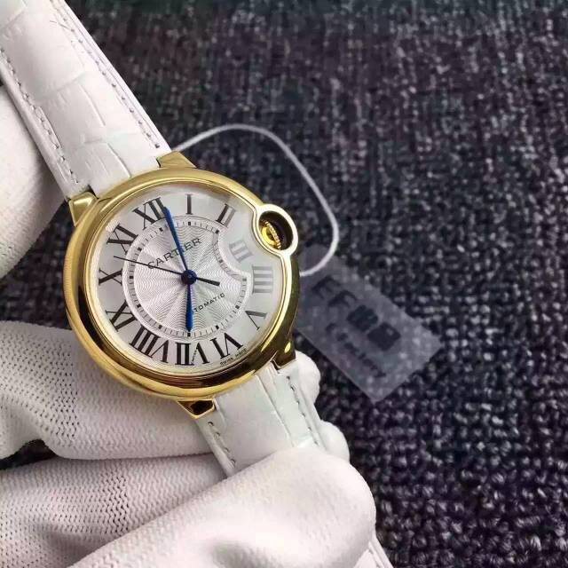 卡地亞Cartier 藍氣球繫列W6900356 18K金 全自動機械女士手錶￥2880-高仿錶