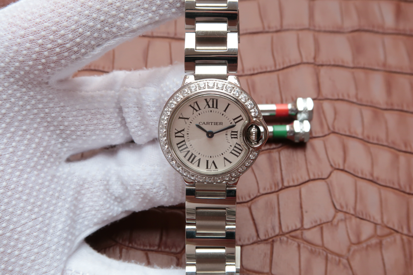 卡地亞女錶藍氣球高仿 3A卡地亞藍氣球WE9003z3石英錶￥2880-高仿錶