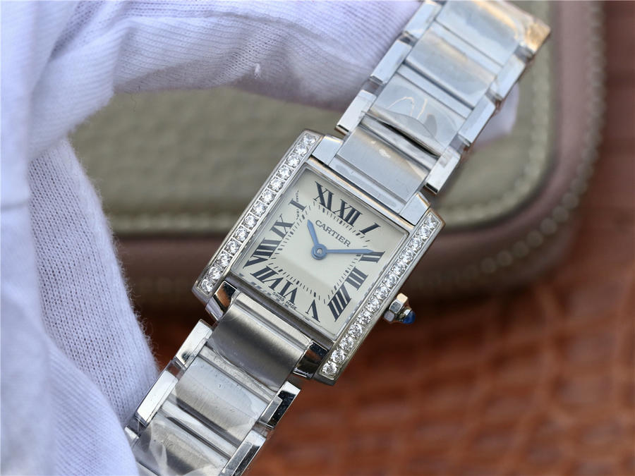 卡地亞手表復刻手表的很真 8848卡地亞法式坦克W4TA0008￥2580-高仿錶