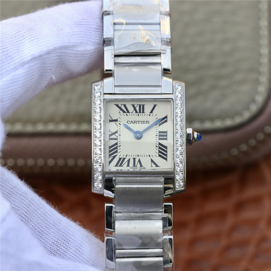 卡地亞手表復刻手表的很真 8848卡地亞法式坦克W4TA0008￥2580-高仿錶