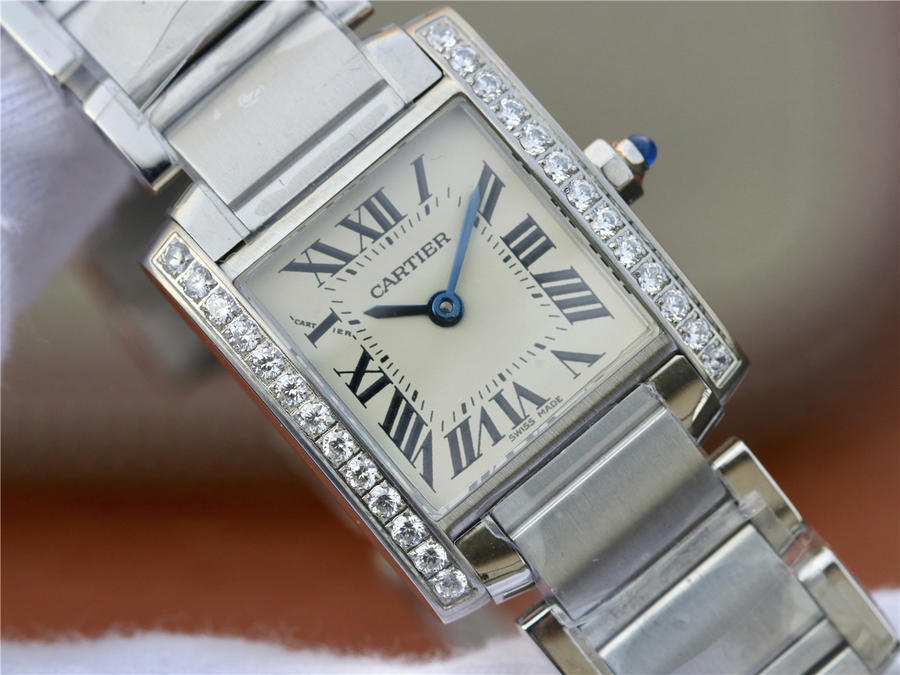 卡地亞手表復刻手表的很真 8848卡地亞法式坦克W4TA0008￥2580-高仿錶