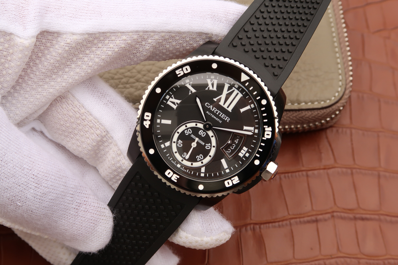卡地亞名表復刻手表 JJ卡地亞卡歷博系列WSCA0006潛水腕表￥3480-高仿錶