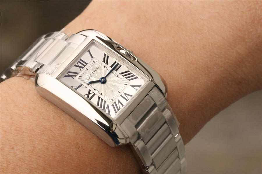 卡地亞tank繫列高仿 GS卡地亞坦克W5310022女士￥2880-高仿錶