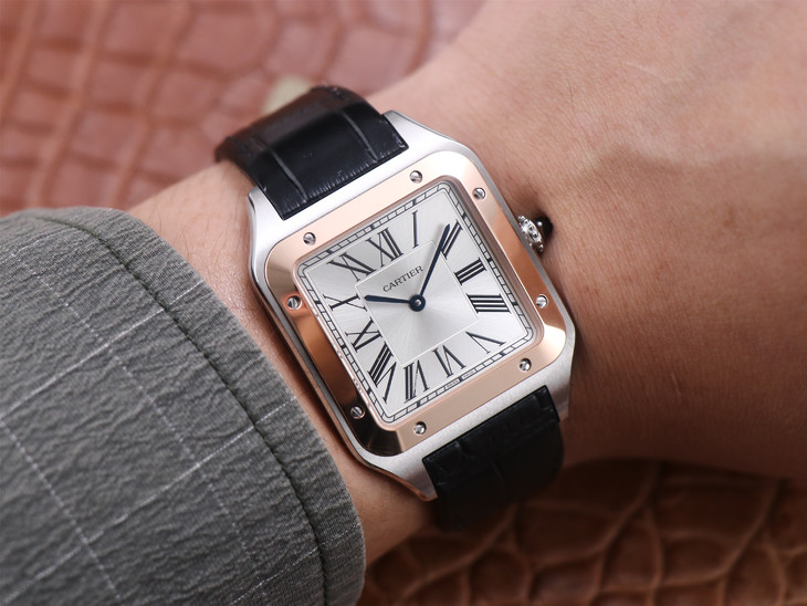 卡地亞山度士那個的好 f1卡地亞山度士W2SA0017￥2880-高仿錶